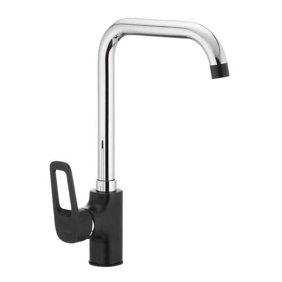 Змішувач для кухні MIXXUS NEVADA 014-G чорний (MX0019)