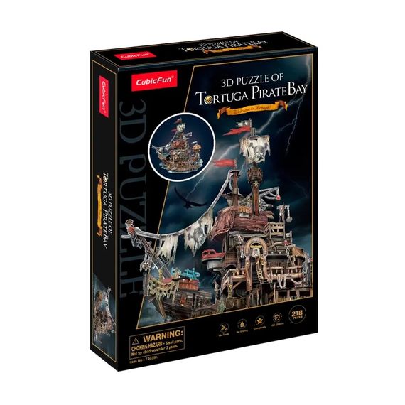 Пазл Cubic Fun 3D Піратський корабель Тортуга (T4039h)