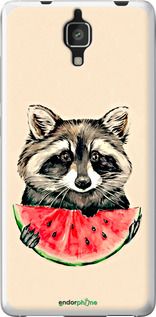 Чохол на Xiaomi Mi4 Єнотик з кавуном "4605t-163-2448"