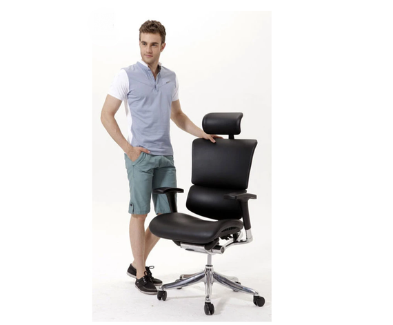 Кресло офисное EXPERT SAIL LEATHER BLACK (HSAL01) | Зображення 8