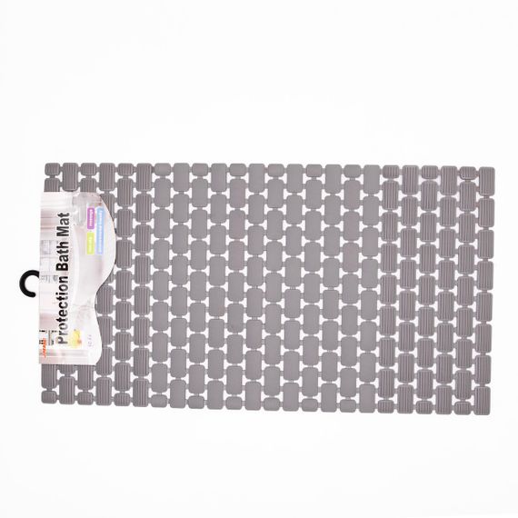 Килимок для душу із полівінілхлориду на присосках 73×40 см Сірий HP-42-8G | Зображення 3