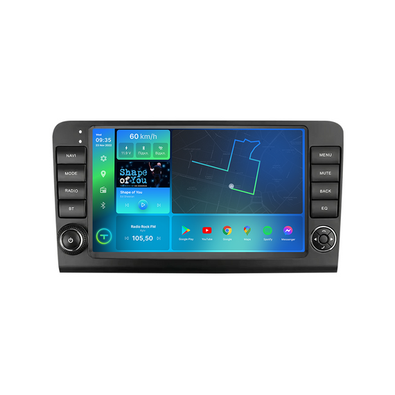 Штатна магнітола Torssen Mercedes ML-class W164 2005-2011 F9432 4G Carplay DSP з кнопками | Зображення 1