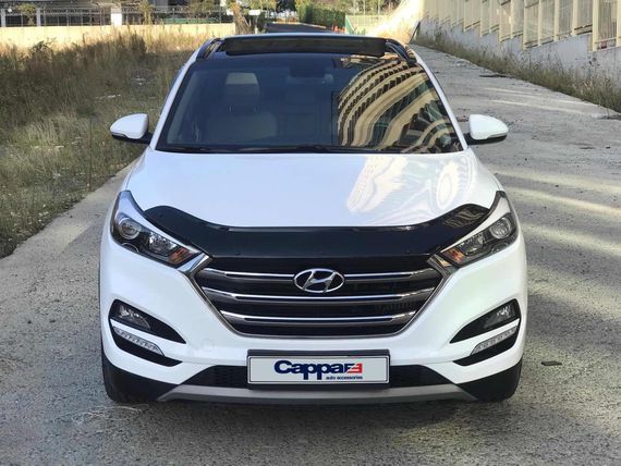 Дефлектор капота (EuroCap) для Hyundai Tucson TL 2016-2021 гг | Зображення 1