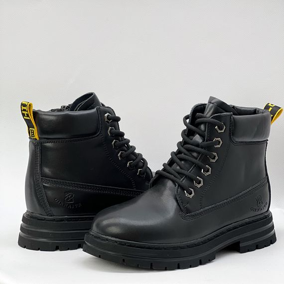 Черевики зимові дитячі хутро 586928 Чорні 32 33 34 35 36 37