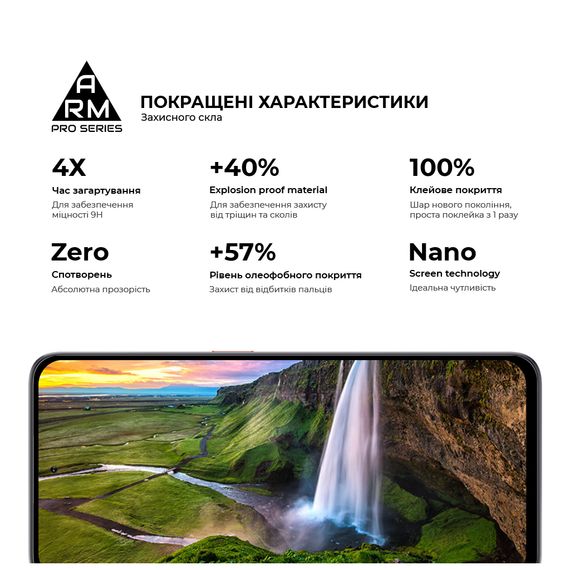 Скло захисне Armorstandart Pro ZTE Nubia Neo 2 5G Black (ARM78903) | Зображення 4