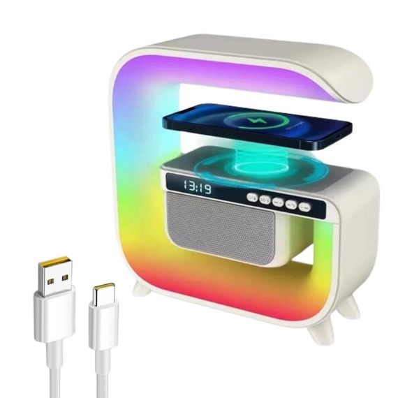 Світлодіодний нічник з бездротовим заряджанням та Bluetooth-колонкою G3 (42944-G3_812) | Зображення 2