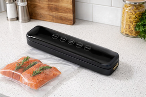 Кухонный вакуумный упаковщик Vacuum sealer Model 10 / Вакууматор для продуктов / Кухонный вакууматор 33х8,5х6см от сети