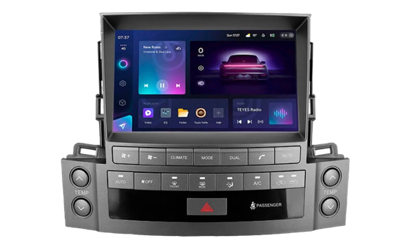 Штатна магнітола Teyes CC3 2K 6+128 Gb 360° Lexus LX570 J200 3 lll 2007-2015 (B) 9" (L3)