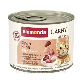 Корм влажный Carny Adult Beef Chicken для взрослых котов с говядиной и курицей 200 г