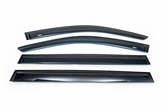 Ветровики (4 шт, HIC) для Mercedes GL/GLS сlass X166 | Зображення 1