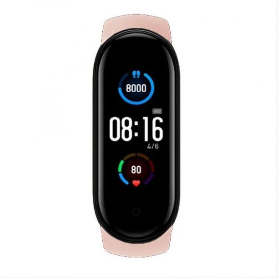 Фітнес браслет smart band m5, Фітнес годинник м5, Годинник фітнес трекер. CG-352 Колір: рожевий | Зображення 6