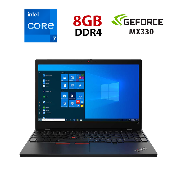 Ультрабук Lenovo ThinkPad T15 G1 / 15.6" (1920x1080) IPS / Intel Core i7-10510U (4 (8) ядра по 1.8 - 4.9 GHz) / 8 GB DDR4 / 240 GB SSD / nVidia GeForce MX330, 2 GB GDDR5, 64-bit / WebCam б/у