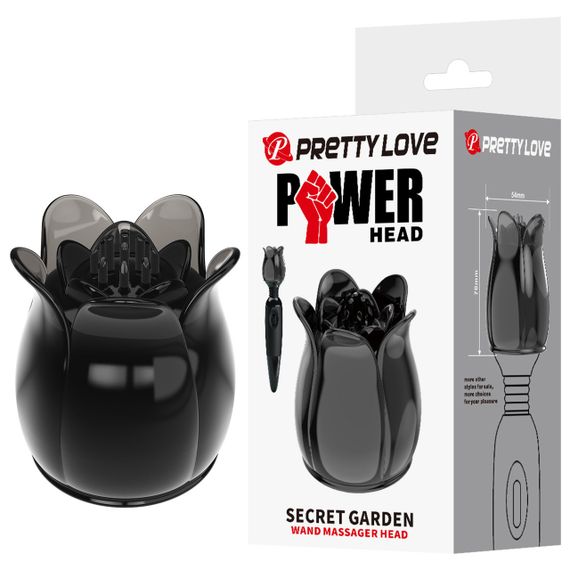 Насадка на вібромасажер - Power Head Secret Garden Wand Massager Head Sex Aura