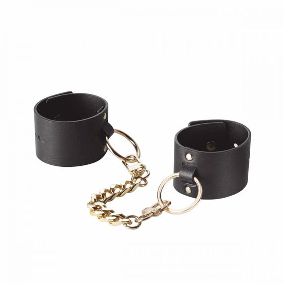 Наручники Bijoux Indiscrets MAZE - Wide Cuffs Black sexstyle | Зображення 1