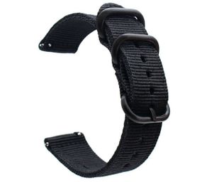 Нейлоновий ремінець Primo Traveller для годинника Samsung Galaxy Watch 42 mm (SM-R810) - Black