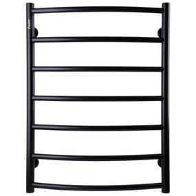 Полотенцесушитель UNIO LD W 700-500-7 BLK Лестница Дуга черная (21614)