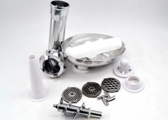 Электромясорубка Domotec MS 2017 2500W, Кухонная электрическая мясорубка | Зображення 1