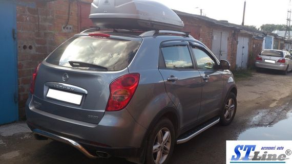 Задня дуга AK007 (нерж) для SsangYong Korando 2010-2019 | Зображення 2