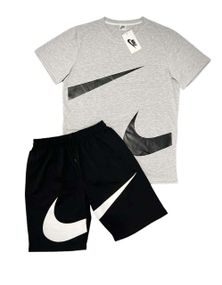 Футболка Nike swoosh сіра
