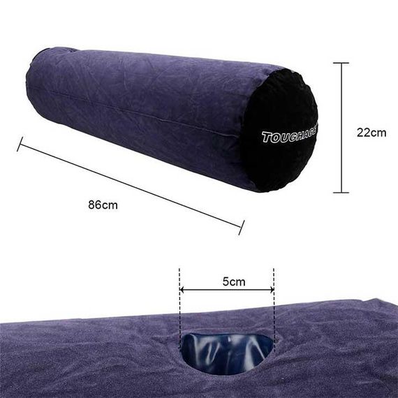 Надувна багатофункціональна подушка для сексу Sexpad L з отвором для фалоімітатора | Зображення 3