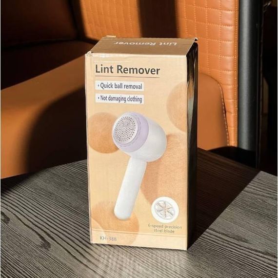 Машинка для удаления катышков аккумуляторная с дисплеем Белая