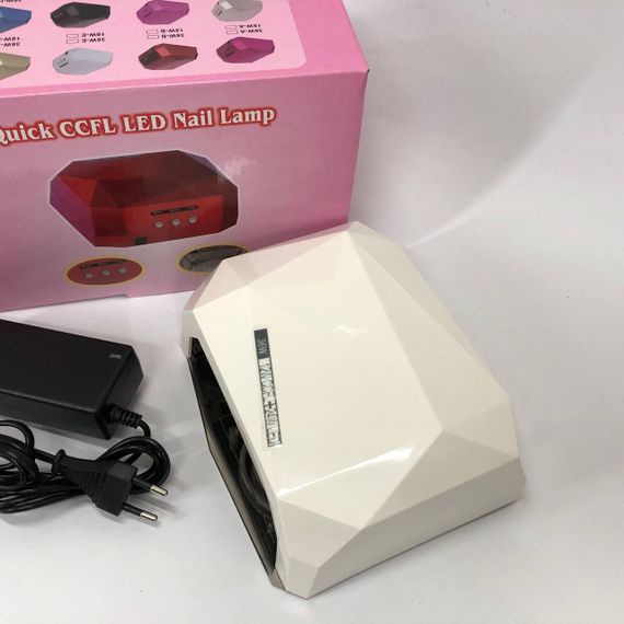 Сушарка для нігтів UV LAMP CCF+LED, Сушарка для нігтів, Портативна сушарка для нігтів. Колір: білий | Зображення 4