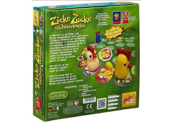 Настольная игра Zicke Zacke Huhnerkacke (Цыплячьи бега) | Зображення 1