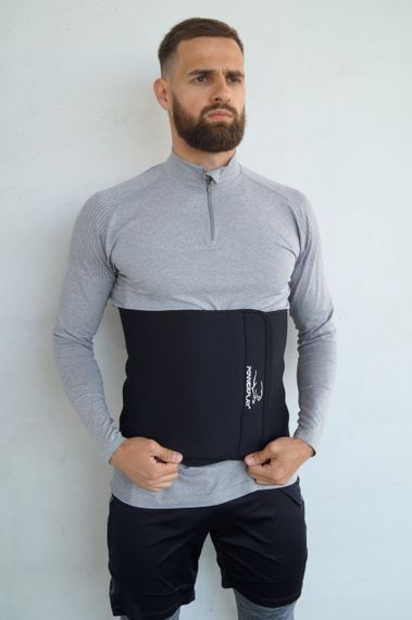 Пояс для схуднення PowerPlay 4301 (100*30 см) Чорний | Зображення 8