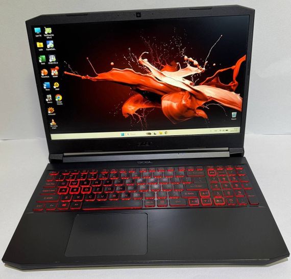 Игровой ноутбук Б-класс Acer Nitro 5 AN515-57 / 15.6" (1920x1080) IPS / Intel Core i5-11400H (6 (12) ядра по 2.2 - 4.5 GHz) / 16 GB DDR4 / 1000 GB SSD / nVidia GeForce GTX 1650, 4 GB GDDR6, 128-bit / WebCam б/у | Зображення 1