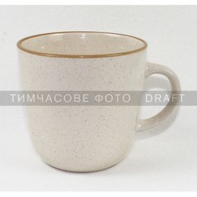 Чашка Ardesto Apulia, 450мл, кераміка, білий (AR2945AW)