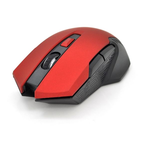 Миша бездротова Fantech WG10 RAIGOR II, 6 кнопок, 800-2000 DPI, Win7 / 8/10 Mac OS, Red, COLOR BOX | Зображення 1