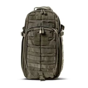 Однолямковий тактичний рюкзак 5.11 Tactical 18 л Колір Олива штурмовий рюкзак із системою MOLLE для військових, туризму та EDC