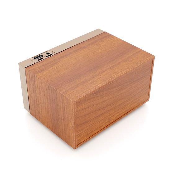 Колонка Kisonli G10 Bluetooth 5.0, 1х5W, 1200mAh, USB/TF/BT/FM/AUX, DC: 5V/1A, Brown, BOX, Q50 | Зображення 3