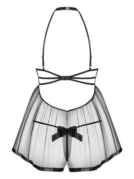 Бебідол Obsessive Delishya babydoll black L / XL, Черный, L/XL | Зображення 2