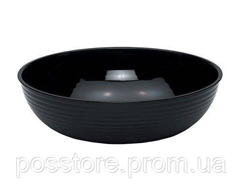 Салатница круглая RSB 10 CW-110 из черного поликарбоната, Cambro