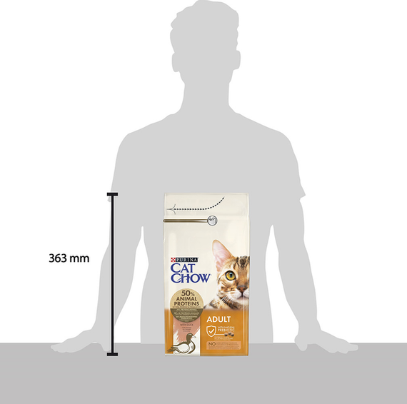 Сухий корм Purina Cat Chow Adult для дорослих котів, качка 1.5кг | Зображення 3