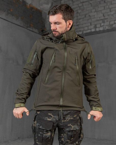 Тактична куртка софтшел Kord second generation oliva ВТ4675 | Зображення 2