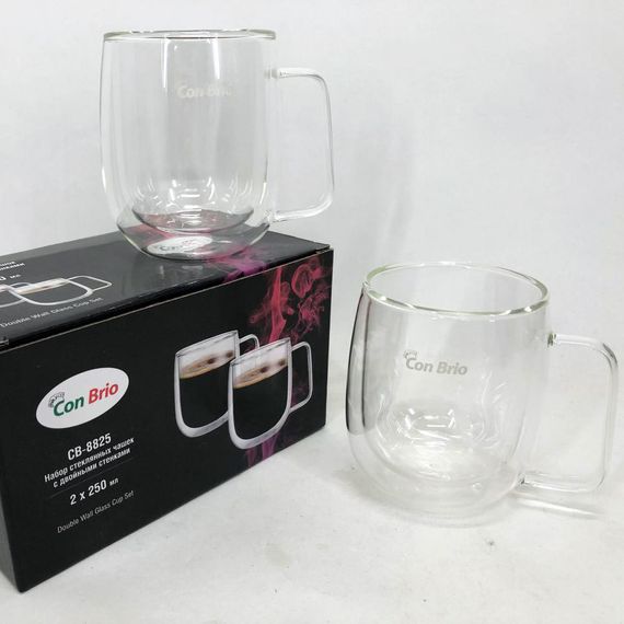 Набір склянок з подвійними стінками Con Стакан для чаю з подвійними чаю стінками OH-21 | Зображення 6