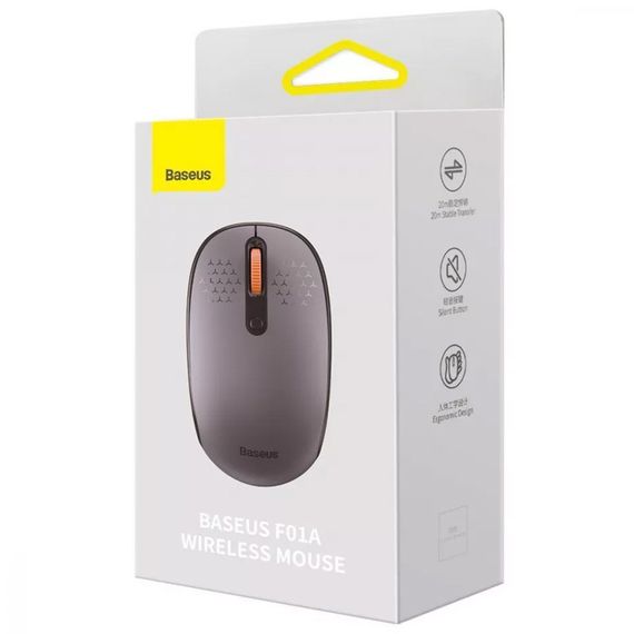 Мышь беспроводная Baseus F01A (B01055504411-0) Gray | Зображення 5