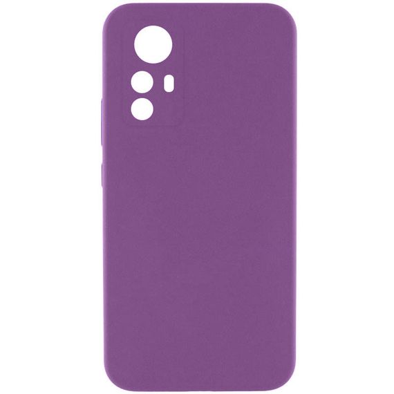 Чохол Silicone Cover Lakshmi Full Camera (AAA) для Xiaomi Redmi Note 12S Сливовий / Purple