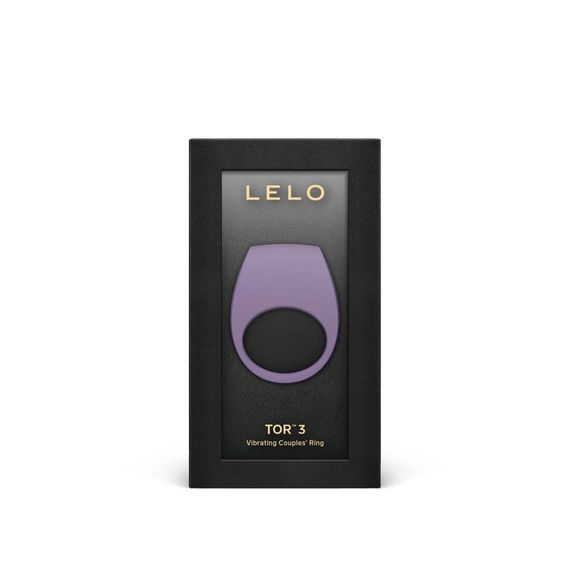 Ерекційне кільце з вібрацією LELO Tor 3 Violet Dusk, керування зі смартфона | Зображення 4