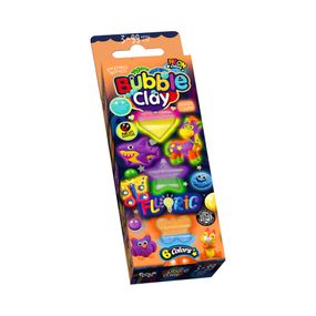 Набір для творчості "BUBBLE CLAY "FLUORIC" BBC-FL-6-01U Укр  BBC-FL-6-01U