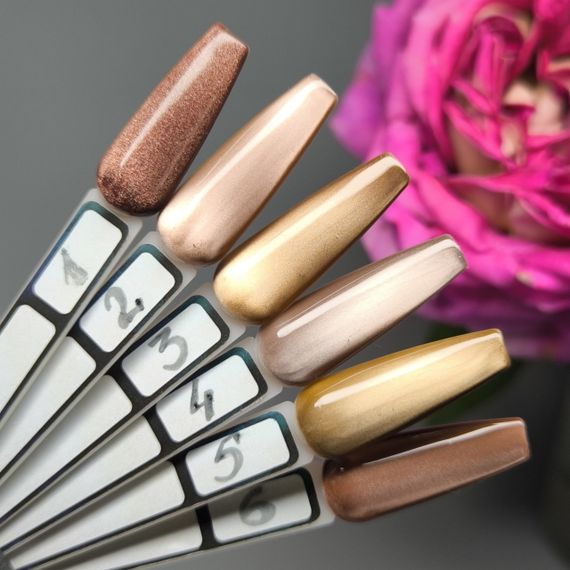 Гель-лак для нігтів Bee Nails Caramel котяче око 01 8мл | Зображення 3