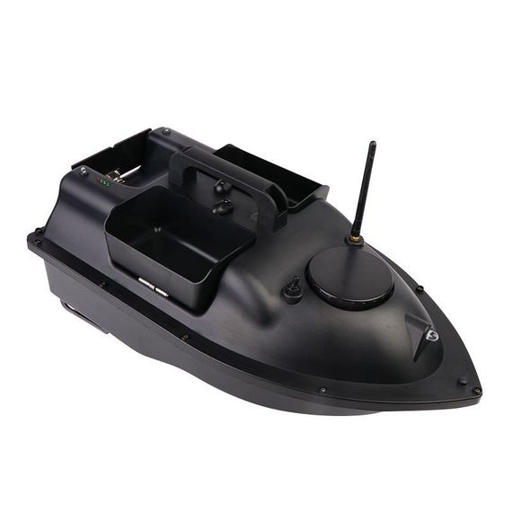 Короповий кораблик GPS три контейнери 16 точок пам'яті Підсвітка 12000мАг (Fishgang V18 Black) | Зображення 4