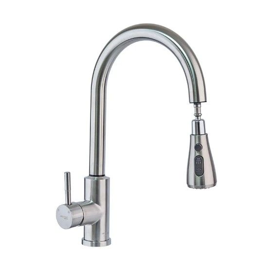 Змішувач для кухні Mixxus сенсорний з висувною лійкою LUX-014 Sensor (MI6230)