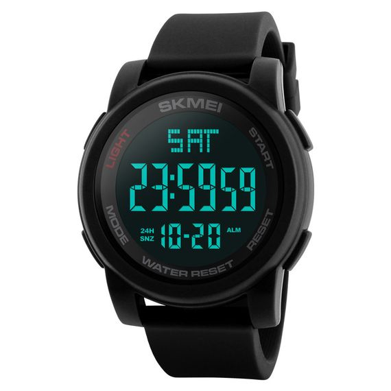 Ремінець для годинника Skmei 1257BK Black | Зображення 1