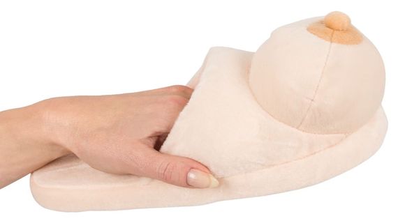 Тапочки-прикол Orion Boob Slippers розмір 42-45 Бежеві | Зображення 3