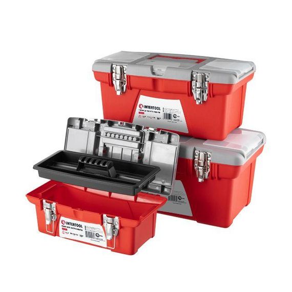 Комплект ящиків для інструменту з металевими замками 3 од. INTERTOOL BX-0503 | Зображення 7