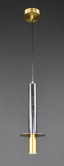 Люстра підвісна на 1 лампочку 27407 Латунь 40-140х12х12 см.