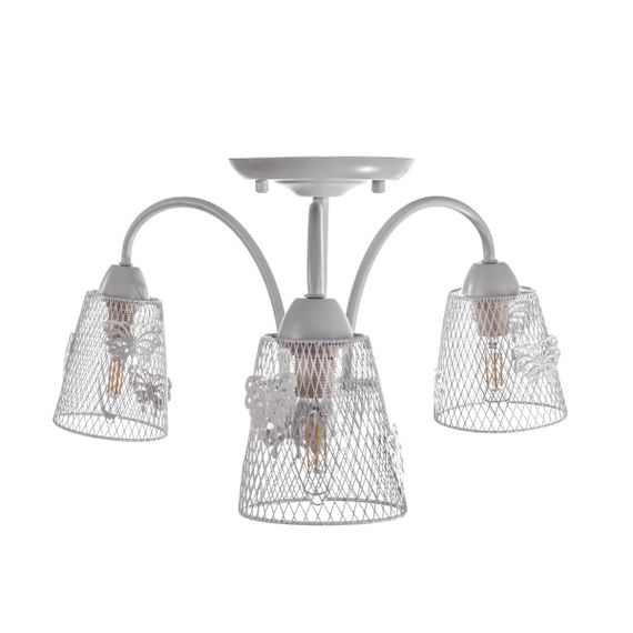 Люстра потолочная классическая E27 60W WH (BKL-588C/3)